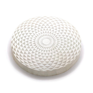 Selenite Torus Sacred Coaster | Shop Laterra Gems